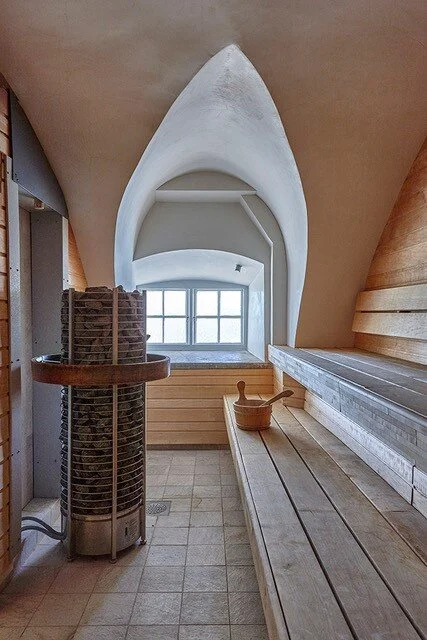 Bastu på Frötuna gård